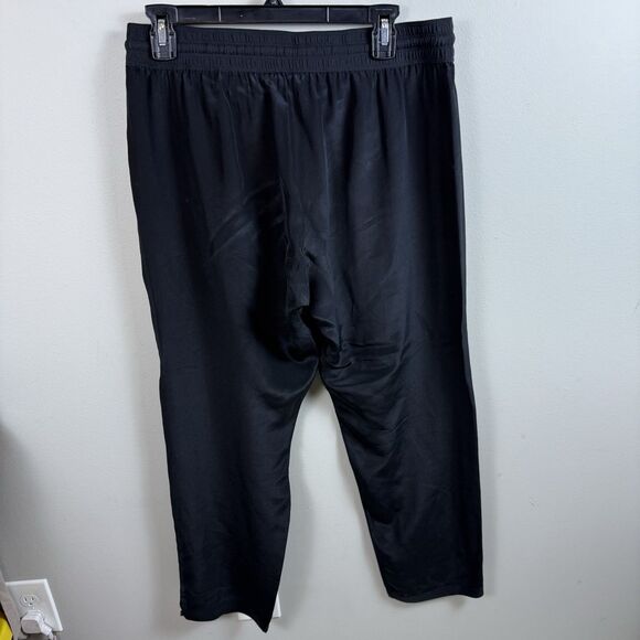 Calypso Saint Barth Womens Drawstring Straight Leg Silk Pants Navy Size Medium - Picture 2 of 7